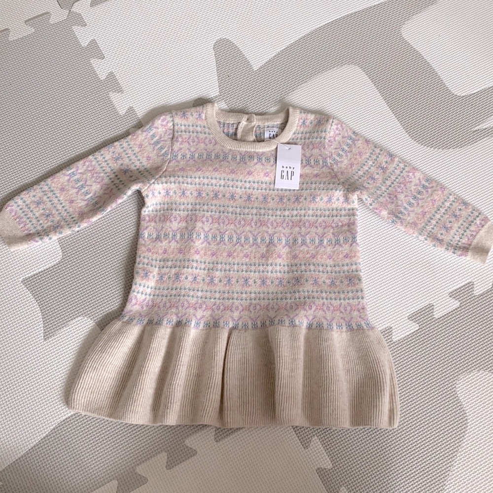 Baby sweater dress